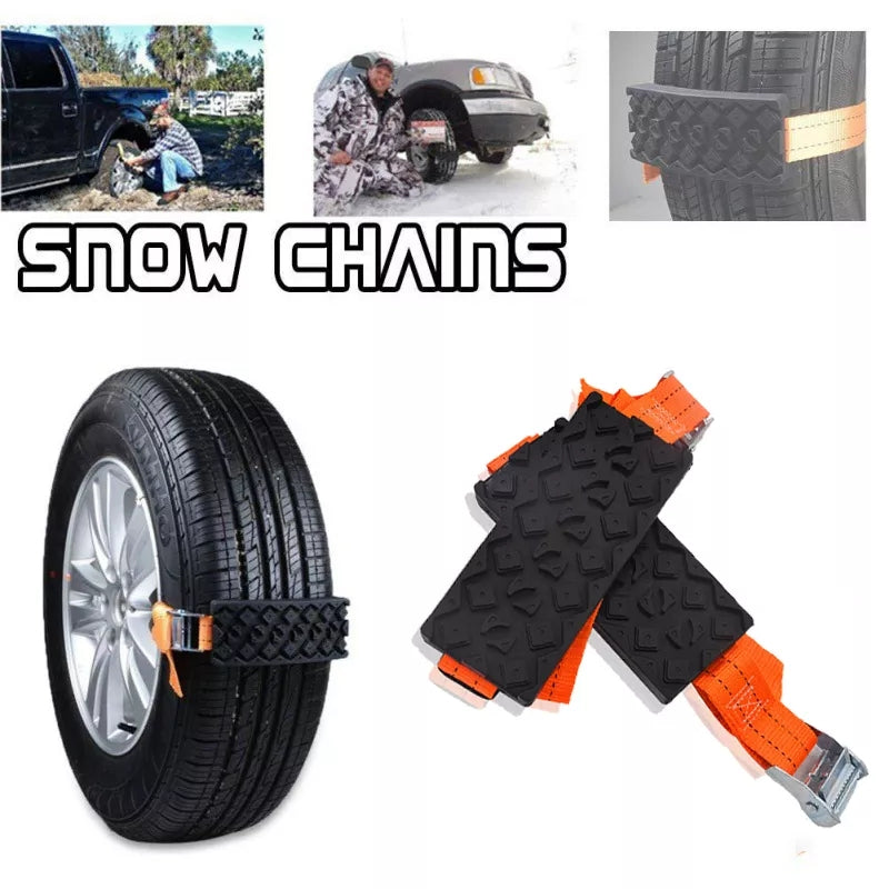 2PCS Car Tire Anti-Skid Traction Blocks Snow Mud Sand Traction Mats for SUV Sedan 2PCS Car Tire Anti-Skid Traction Blocks Snow Mud Sand Traction Mats for SUV Sedan