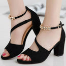 Women's High Heel Sandals Peep Toe Shoes - A21 - Tuzzut.com Qatar Online Shopping