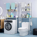 Bathroom Over Washing Machine Rack Storage Shelf Organizer 010 - Tuzzut.com Qatar Online Shopping