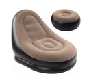 Portable Inflatable Sofa With Footrest - Tuzzut.com Qatar Online Shopping