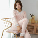 Ladies Fashion Full Sleeves Nightdress Sleepwear T245 - Tuzzut.com Qatar Online Shopping