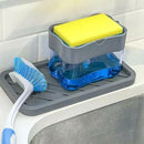 Soap Dispencer Pump with Sponge - Tuzzut.com Qatar Online Shopping