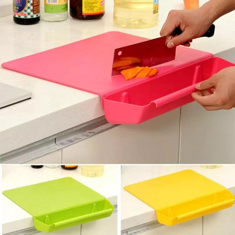 2 in 1 Cutting Board with Removable Slot Bin 2 in 1 Cutting Board with Removable Slot Bin