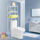 Bathroom Over Toilet Rack Storage Shelf Organizer TM-010 - Tuzzut.com Qatar Online Shopping