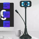 USB Digital PC Webcam 480P Driverless Camera with Microphone and Night Vision Fill Light - Tuzzut.com Qatar Online Shopping