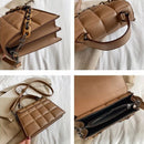 Luxury Women Flap Shoulder Bag with Chain - BT5084 - Tuzzut.com Qatar Online Shopping