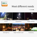 360° Multifunction Outdoor 1250W LED Super Bright Tent Light Rod Remote Control Camping Lantern - Tuzzut.com Qatar Online Shopping