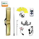 360° Multifunction Outdoor 1250W LED Super Bright Tent Light Rod Remote Control Camping Lantern - Tuzzut.com Qatar Online Shopping