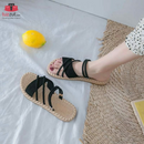 Women's Fashion Flat Beach Flip Flops Slides Slippers - Tuzzut.com Qatar Online Shopping