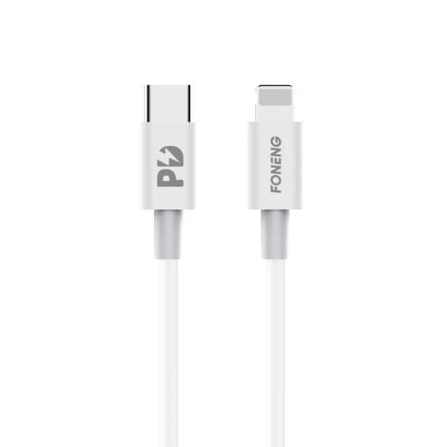 Foneng X31 PD 20W Quick Charge USB-C to Lightning Cable - 1m Foneng X31 PD 20W Quick Charge USB-C to Lightning Cable - 1m