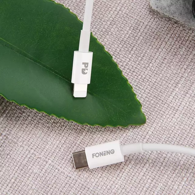 Foneng X31 PD 20W Quick Charge USB-C to Lightning Cable - 1m Foneng X31 PD 20W Quick Charge USB-C to Lightning Cable - 1m