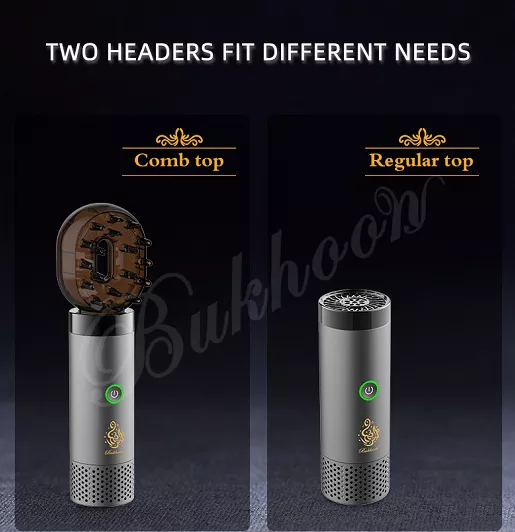 Rechargeable Bakhoor Incense Burner with Detachable Hair Comb - TUZZUT Qatar Online Store