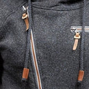Men Winter Zipper Hooded Sweatshirt Pullover Casual Hoodie Slim Fit Jacket Tops - Tuzzut.com Qatar Online Shopping