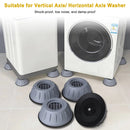 4 Pcs Anti Vibration Washing Machine Feet Pads Non-Slip Mat - Tuzzut.com Qatar Online Shopping