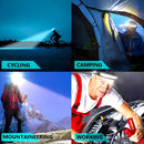 Mini COB LED Headlamp Waved Sensor Rechargeable Flashlight Headlight - Tuzzut.com Qatar Online Shopping