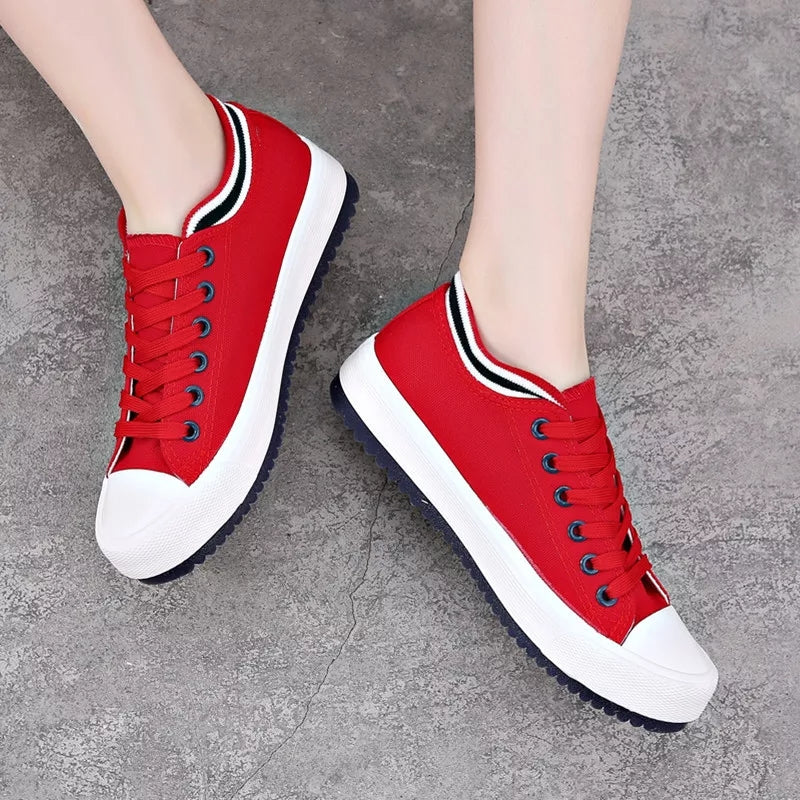 Classic Women's Casual Comfortable Canvas Shoes - Model-8892 Classic Women's Casual Comfortable Canvas Shoes - Model-8892