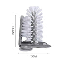 Water Bottle Cleaning Brush Glass Cup Washer with Suction Base - Tuzzut.com Qatar Online Shopping