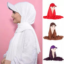 Instant Cap Hijab Scarfs Stretchable Shawl Hat - Tuzzut.com Qatar Online Shopping