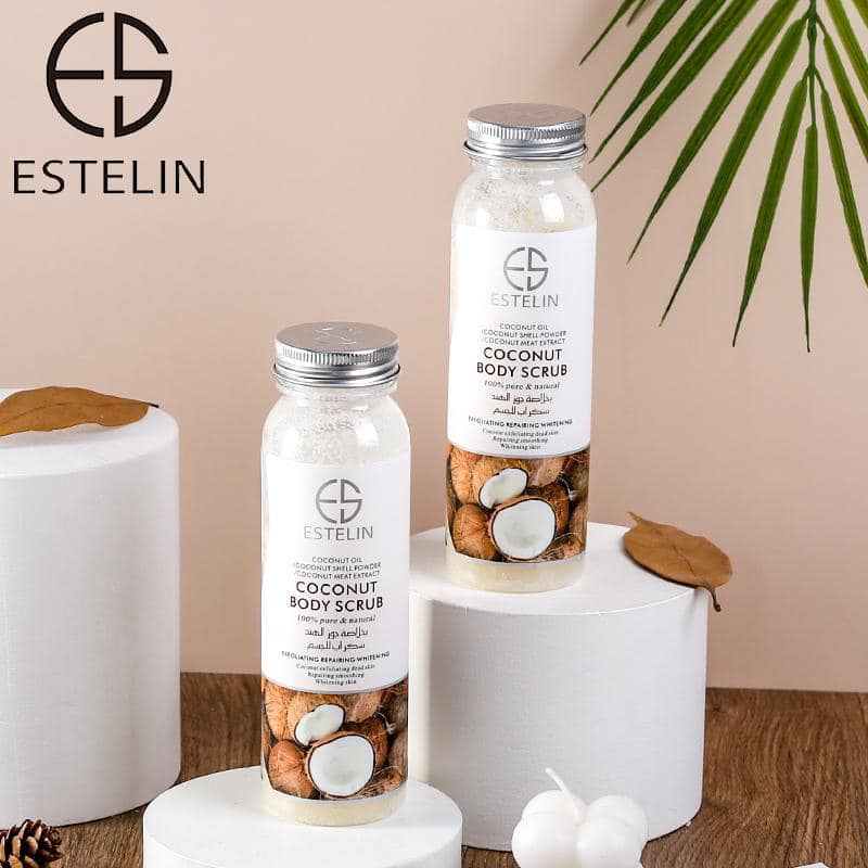 ESTELIN Coconut Body Scrub By Dr.Rashel 200g ES0006 - Tuzzut.com Qatar Online Shopping