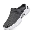 Men's Orthopedic Hollow-Out Summer Sandals Mesh Slippers Anti-Slip Sandals - Tuzzut.com Qatar Online Shopping