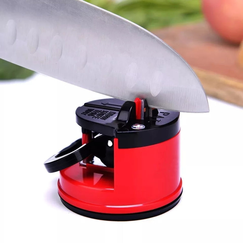 Knife Sharpner with Suction Cup Mounting - Tuzzut.com Qatar Online Shopping