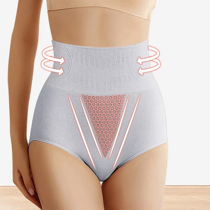 6 Pcs High Waist Slimming Tummy Butt Lift Underwear Shapers Women's Pa