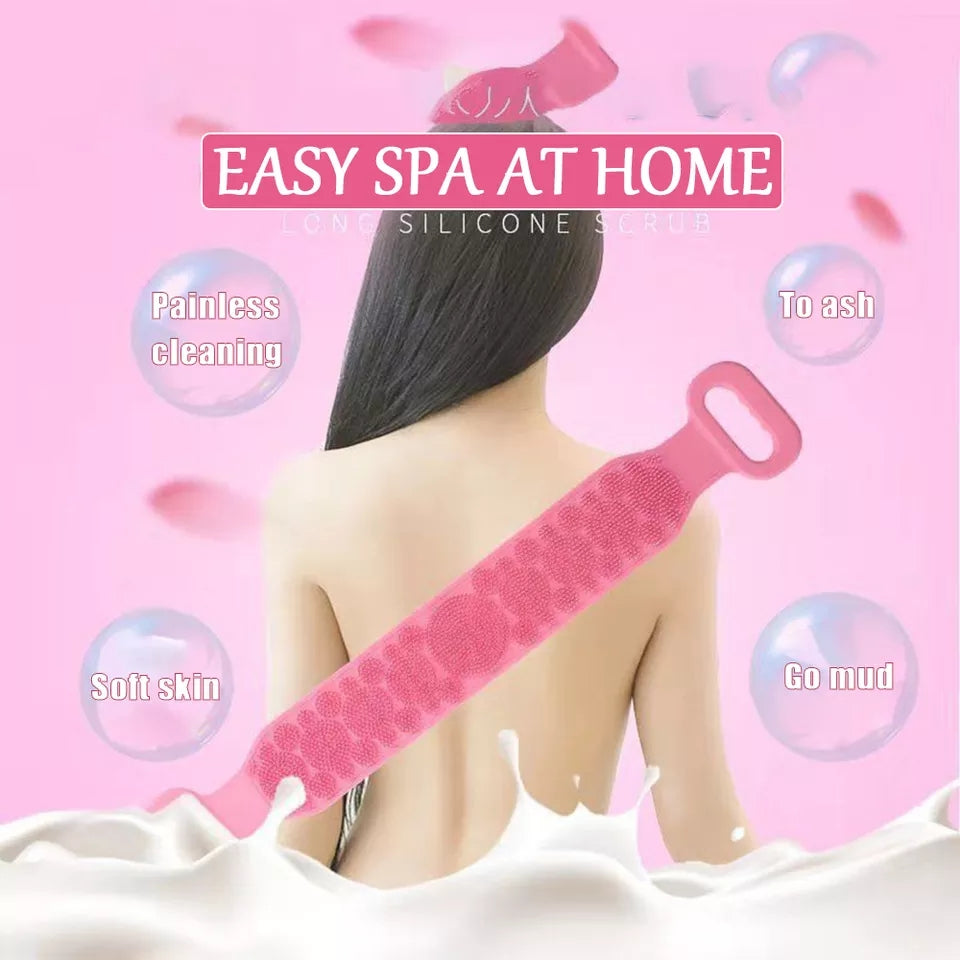 Silicone Back Scrubber Bath Shower Body Brush Silicone Back Scrubber Bath Shower Body Brush