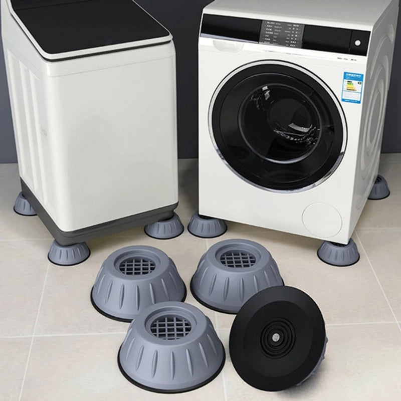 4 Pcs Anti Vibration Washing Machine Feet Pads Non-Slip Mat - Tuzzut.com Qatar Online Shopping