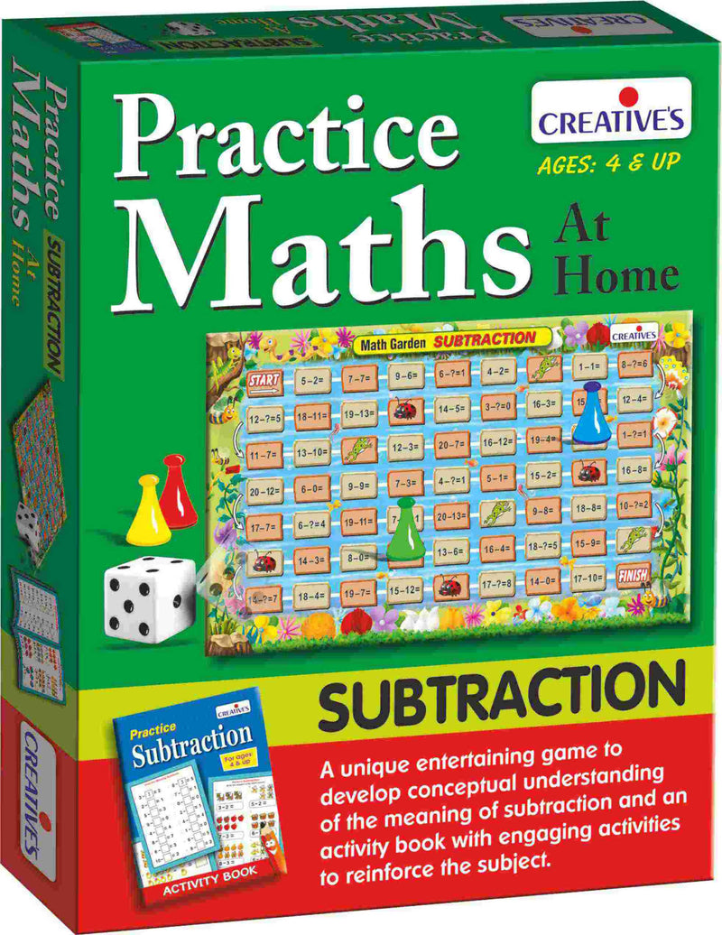 Practice Maths at Home-Subtraction - Tuzzut.com Qatar Online Shopping