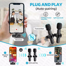 Wireless Lavalier Dual Microphone - Tuzzut.com Qatar Online Shopping