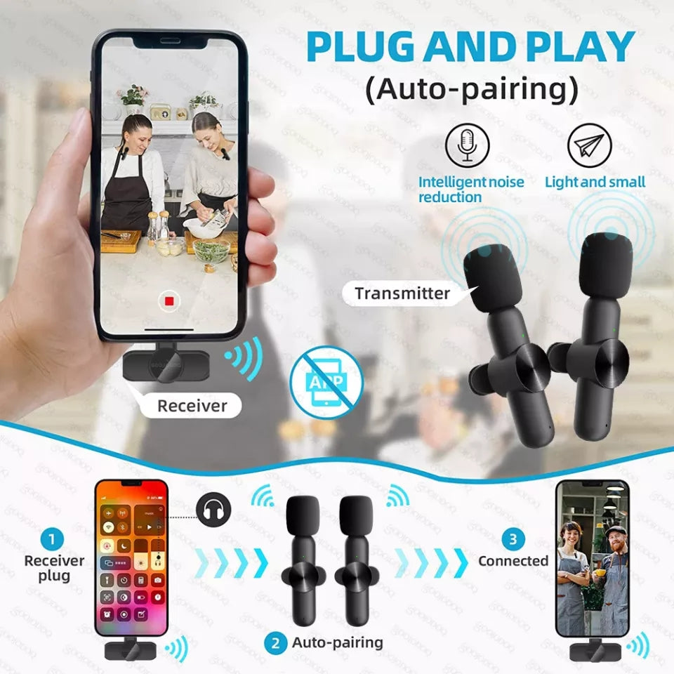 Wireless Lavalier Dual Microphone Wireless Lavalier Dual Microphone