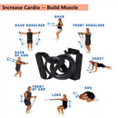 Pull Rope Fitness Exercises Resistance Bands Set - Tuzzut.com Qatar Online Shopping