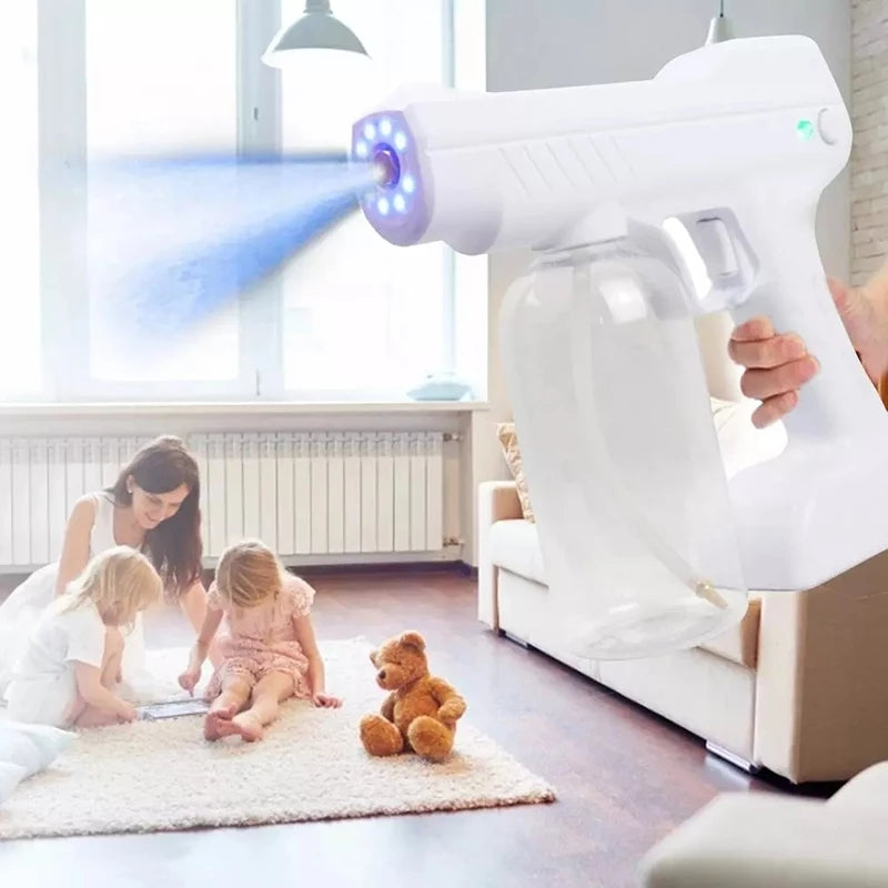 Portable Wireless Nano Disinfectant Spray Gun - 800ml - Tuzzut.com Qatar Online Shopping
