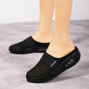 Women's Breathable Lightweight Air Cushion Slip-On Walking Slipper - Tuzzut.com Qatar Online Shopping