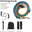 Pull Rope Fitness Exercises Resistance Bands Set - Tuzzut.com Qatar Online Shopping