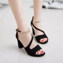 Women's High Heel Sandals Peep Toe Shoes - A21 - Tuzzut.com Qatar Online Shopping
