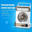 Solar Light Fan Rechargeable with Flashlight & Led light - LR 5591 - Tuzzut.com Qatar Online Shopping