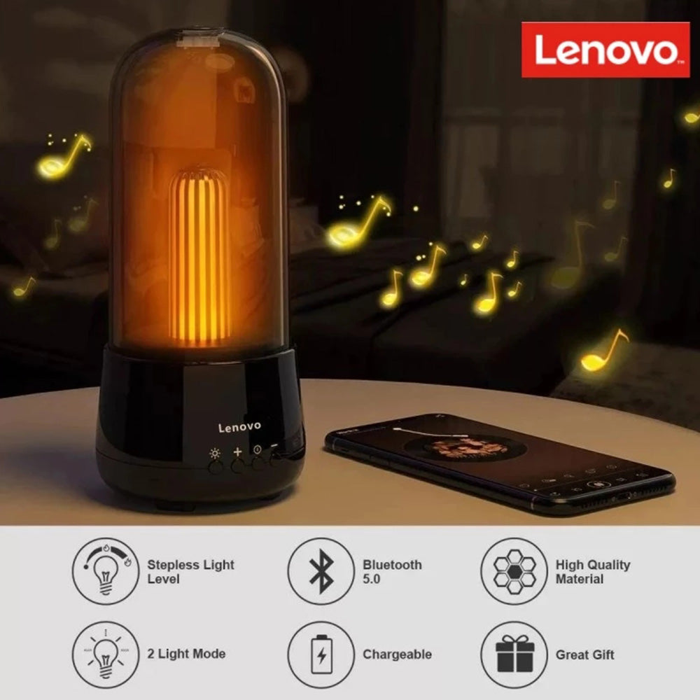 Lenovo L02 Portable Wireless Bluetooth Speaker with LED Light Night Lamp Lenovo L02 Portable Wireless Bluetooth Speaker with LED Light Night Lamp