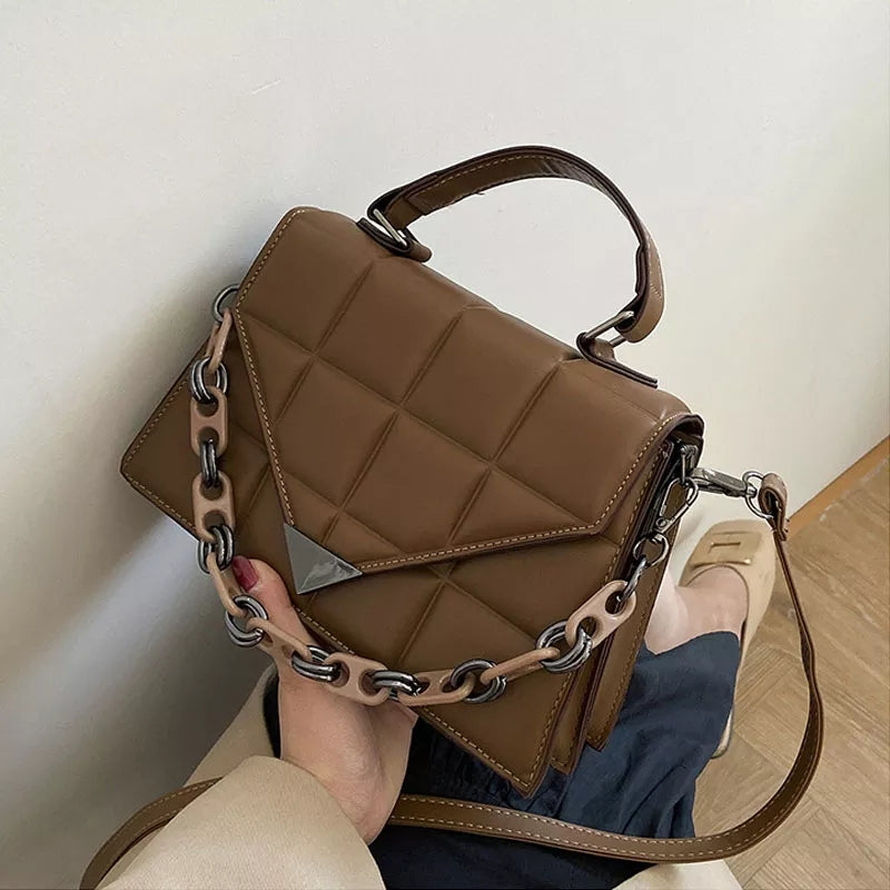 Luxury Women Flap Shoulder Bag with Chain - BT5084 Luxury Women Flap Shoulder Bag with Chain - BT5084