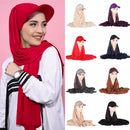 Instant Cap Hijab Scarfs Stretchable Shawl Hat - Tuzzut.com Qatar Online Shopping