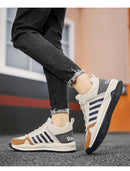 Men's Comfortable Sports Sneaker Running Shoes - Brown - Tuzzut.com Qatar Online Shopping