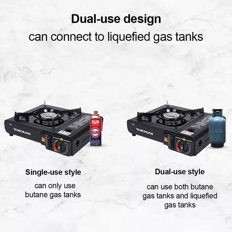 Portable Gas Stove with 1 Pc Free Butane Gas Catridge - Tuzzut.com Qatar Online Shopping