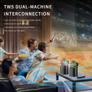 Mini Bluetooth Speaker with Fan LED Light ZQS1440 - Tuzzut.com Qatar Online Shopping