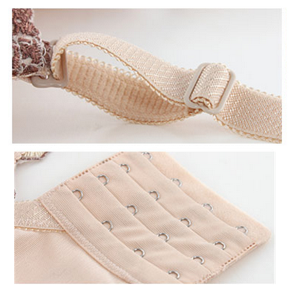 Women's Luxury Deep V Push up Lace Floral Embroidery Bras Underwear Lingerie -34314 - TUZZUT Qatar Online Store