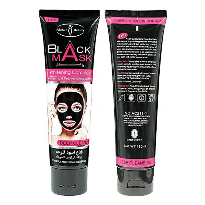 Aichun Beauty Black Mask Whitening Complex 120ml AC203-2 - Tuzzut.com Qatar Online Shopping