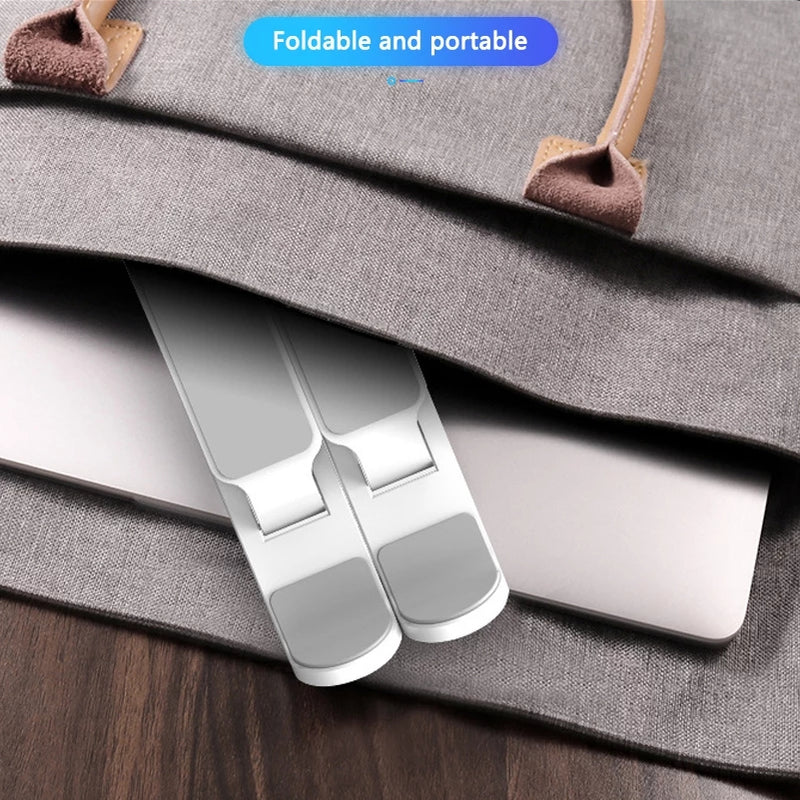 Portable Foldable Laptop / MacBook/Notebook Stand Holder Bracket (11-17 inch) - Tuzzut.com Qatar Online Shopping