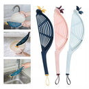 Kitchen Rice Drain Strainer With Handle and Hanger - Tuzzut.com Qatar Online Shopping