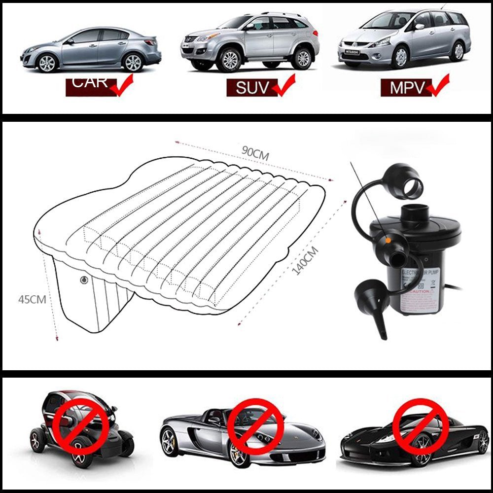 Inflatable Car Bed Mattress Inflatable Car Bed Mattress