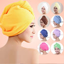 Women's Microfibre After Shower Hair Drying Wrap Towel Hair Turban Cap - Tuzzut.com Qatar Online Shopping