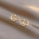 Alphabet DG Earrings Women's Luxury Gold Earrings Personality Design Sense Simple Earrings - S4653334 - Tuzzut.com Qatar Online Shopping